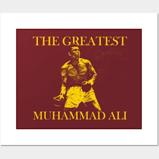 The Greatest - Muhammad Ali - Gold Posters and Art